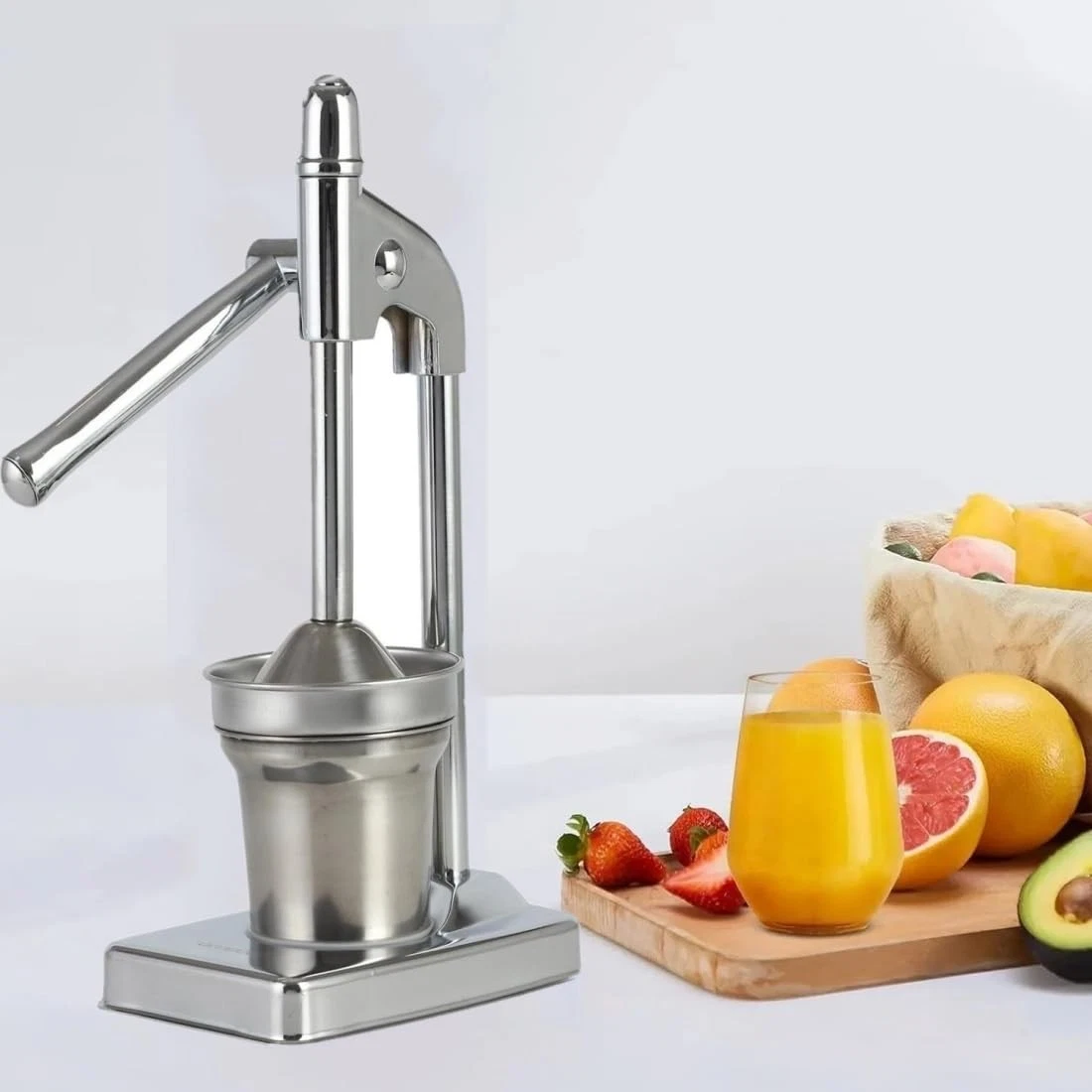 Cast Iron Juicer Hand Press,Effective Stainless Steel Manual Juicer Fruit Squ...