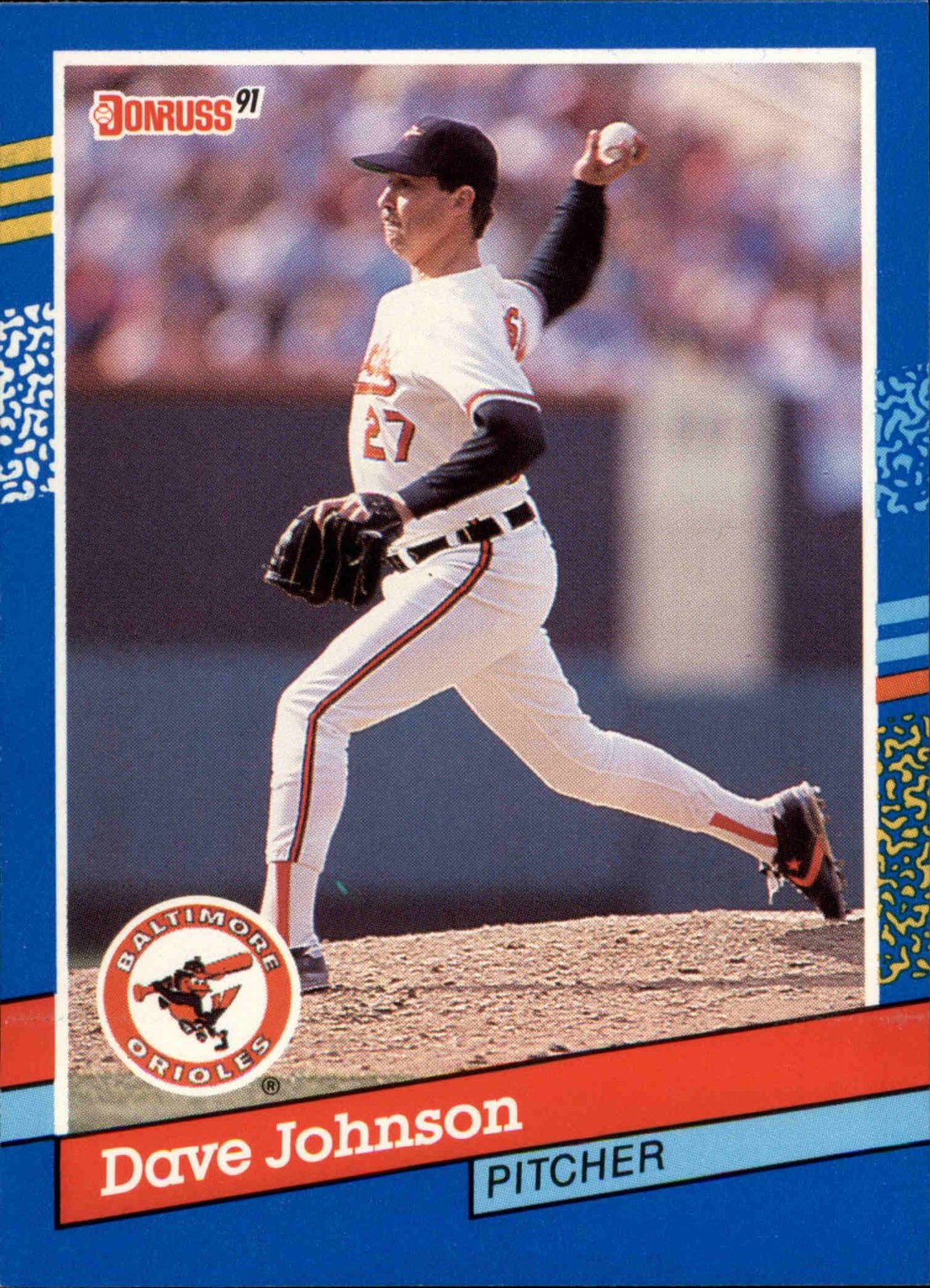 Dave Johnson 126 base 1991 Donruss NM