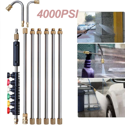 #ad 4000PSI High Pressure Washer Extension Wand Replace Lance Gutter Cleaner Nozzle $32.98