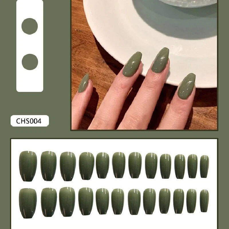Olive online green nails