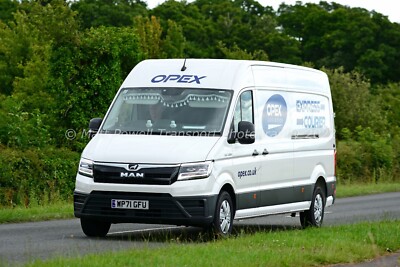 Lieferwagen Foto 12x8 - MAN TGE 3.180 - Opex Logistics - WP71 GFU