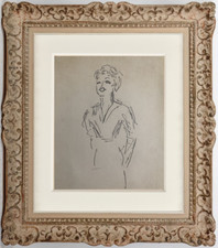 CHARLES KIFFER (1902-1992) FEMME DU MONDE DU SPECTACLE CABARET PARIS 1950 (793)