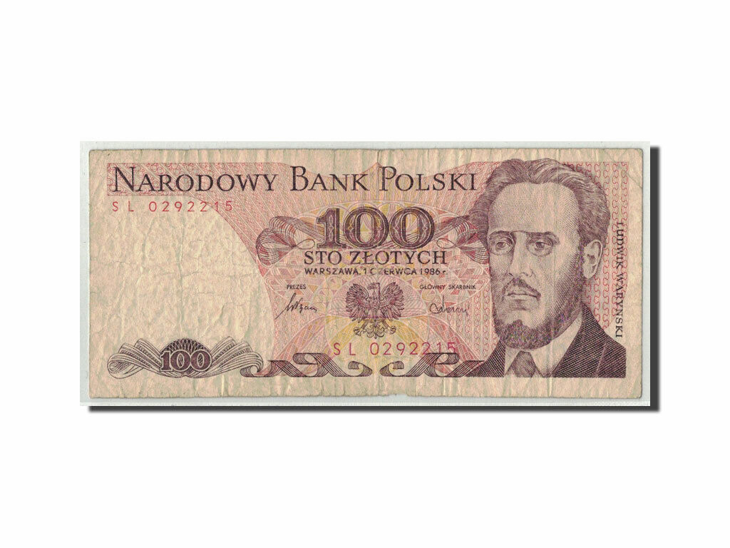 [#312779] Banknot, Polska, 100 Zlotych, 1986, 1986-06-01, KM:143e, VG(8-10)