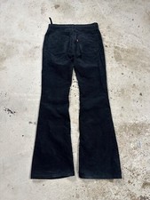 Vintage Y2K Levi  s 525 Flare Corduroy Black Pants
