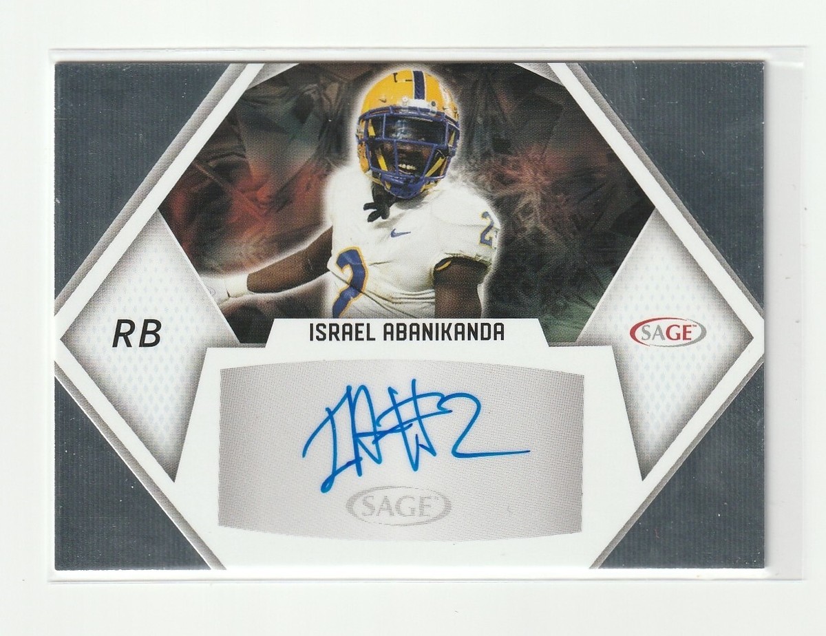 ISRAEL ABANIKANDA 2023 Sage High Series Silver Rookie AUTO NEW