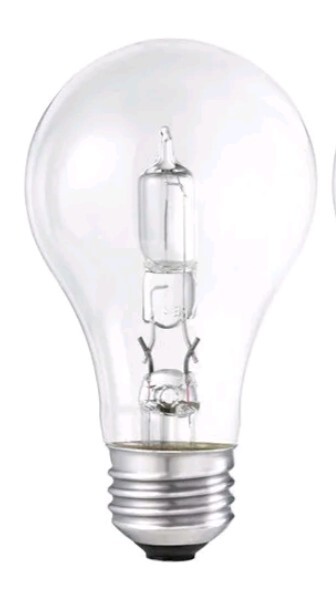 4 Philips 40w 120v A19 Clear E26 EcoVantage  Light Bulbs MADE IN INDIA