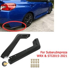 Rear Spat Bumper Valance Lip Spoiler Polyurethane For 2015-2021 Subaru WRX STI