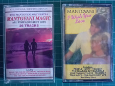 Mantovani Magic PLUS I Wish You Love TWO Vintage Mantovani Cassette Tapes