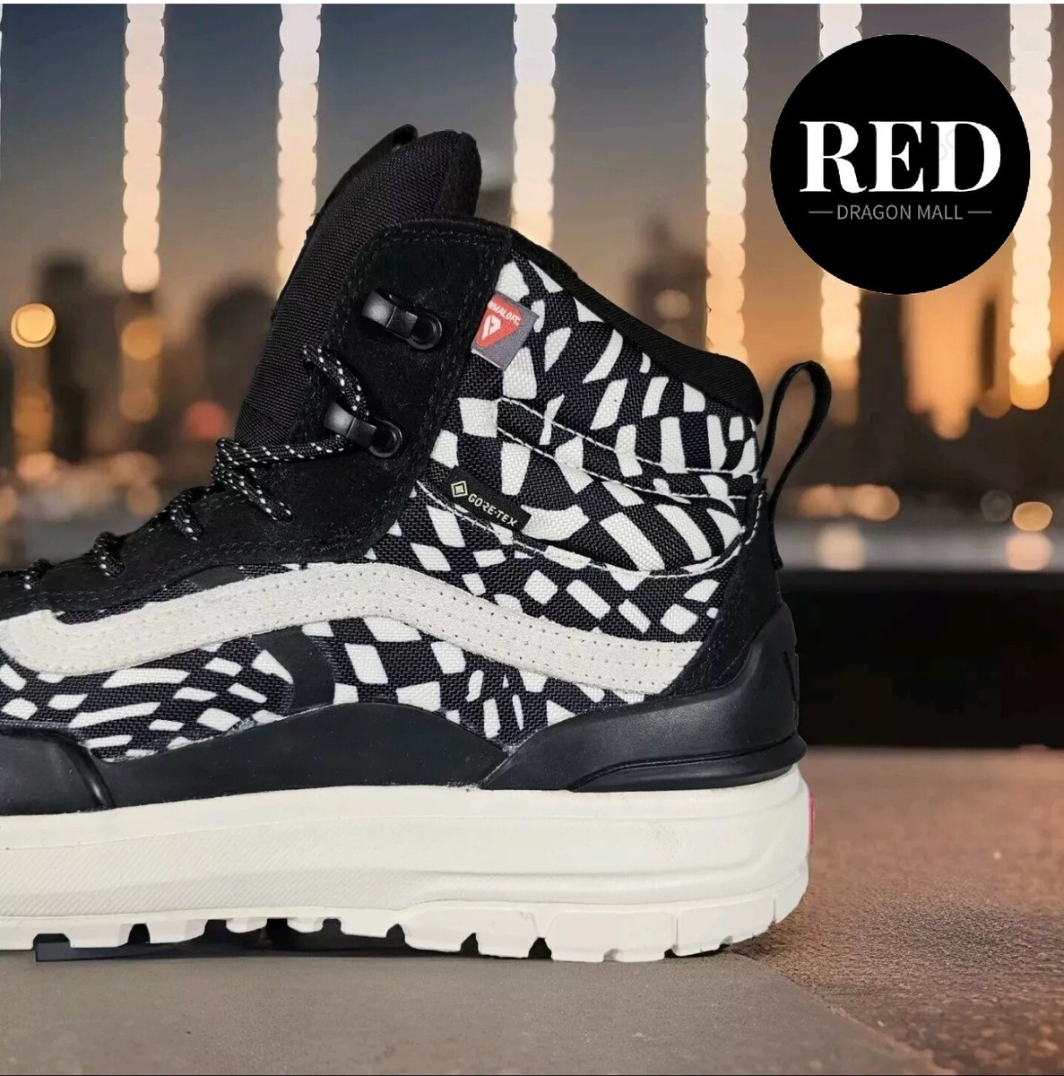 Vans UltraRange EXO Hi GORE-TEX® MTE-2 Black Warped Check  display picture 1