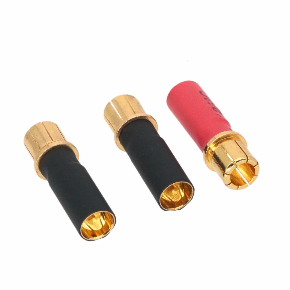 No wires ESC HV 6.5mm Female to 8mm male bullets Car boat Brushless Motors lipo - Image 2 of 4