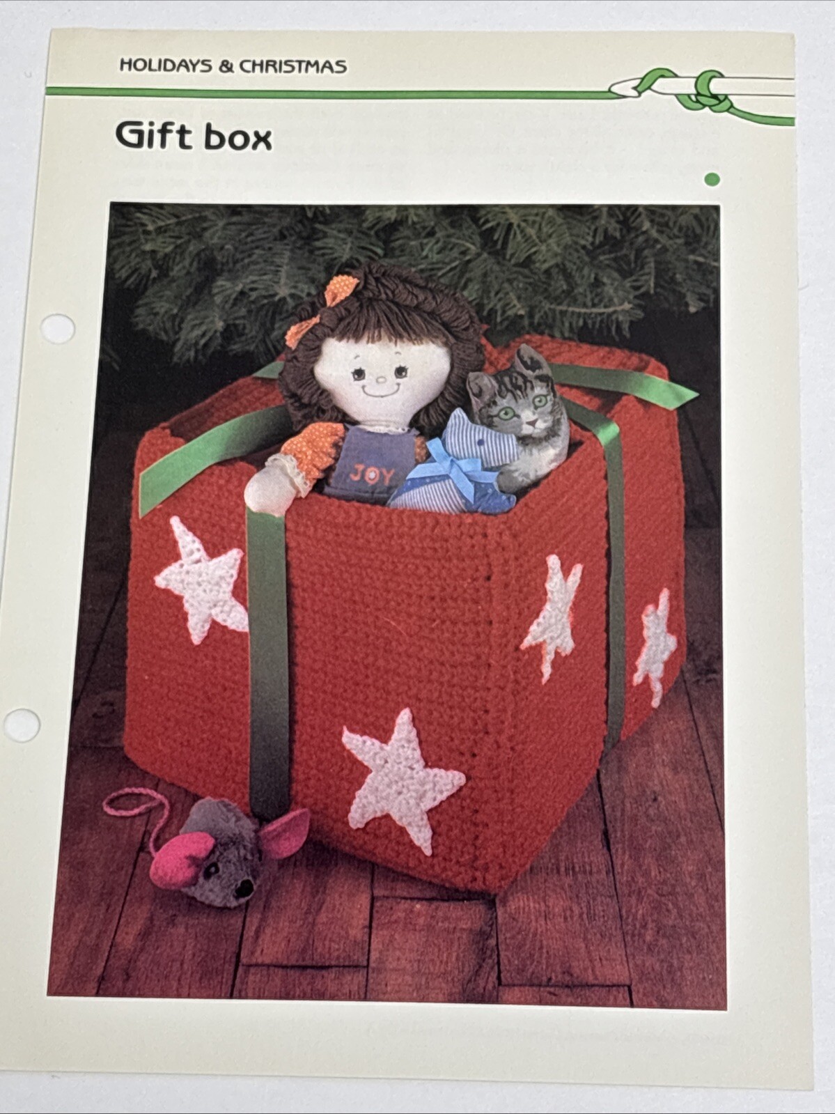 Crochet Pattern Card Marshall Cavendish