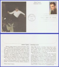 USA5 #3329 U/A MYSTIC FDC   James Cagney