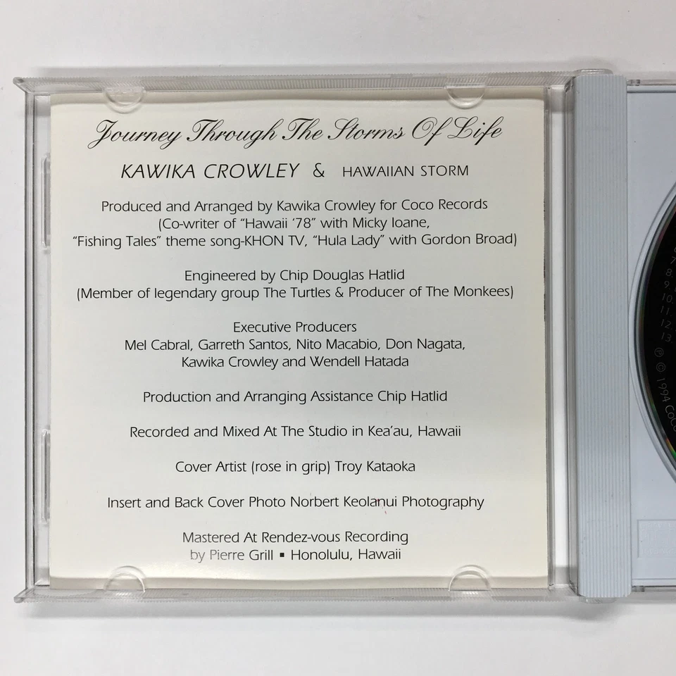 Journey Through The Storms Of Life by Kawika Crowley & Hawaiian Storm (CD) Foto 3 de 4