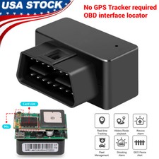 OBD2 GPS Vehicle Car Tracker Real Time Tracking Locator Device Alarm Anti-theft