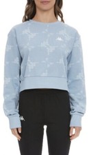 KAPPA AUTHENTIC TADCI SWEATSHIRT IN BABY BLUE SIZE MEDIUM 33142VW-A0E