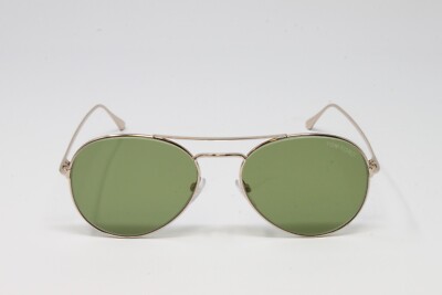 Tom Ford Sunglasses Unisex Aviator FT0551S Ace 28N Gold 55mm Green