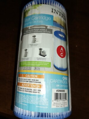 Intex Easy Set Swimming Pool Type A or C Filter Replacement Cartridge #2900E