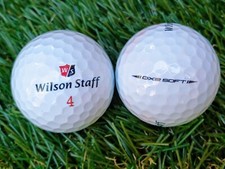 24 x WILSON DX2 SOFT WHITE GOLF BALLS PEARL/A GRADE