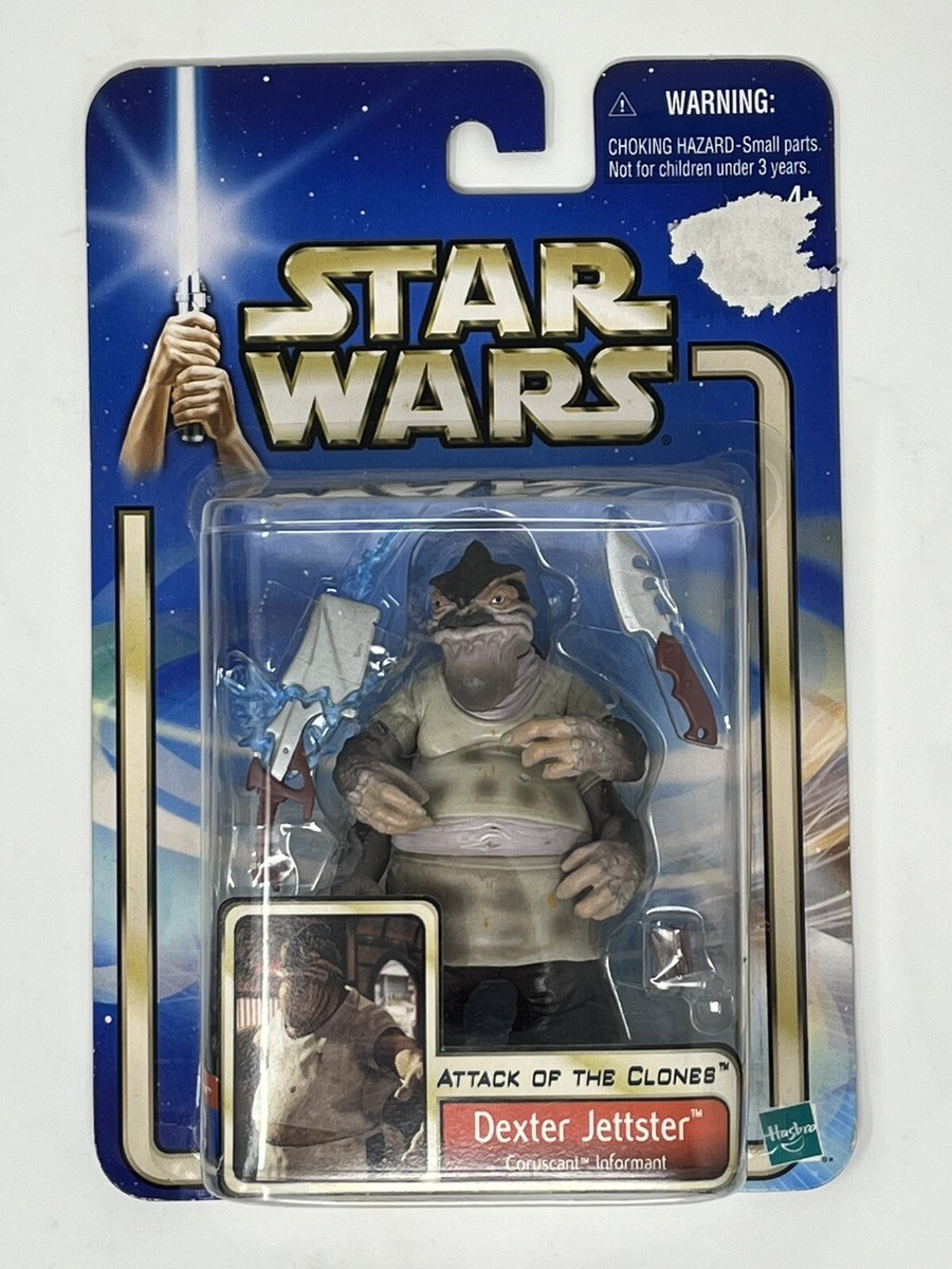 Star Wars Attack of the Clones Dexter Jettster Figure Hasbro 2002