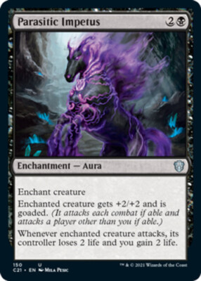 x1 Parasitic Impetus U MTG Commander 2021 M/NM, English