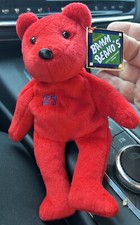 Chicago Cubs Sammy Sosa 21 Bamm Beanos Beanie Baby Red Plush Bear NEW WITH TAGS