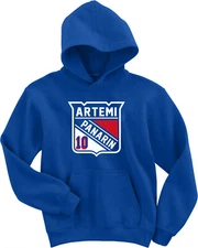 Artemi Panarin New York Rangers Logo CREW HOODED SWEATSHIRT
