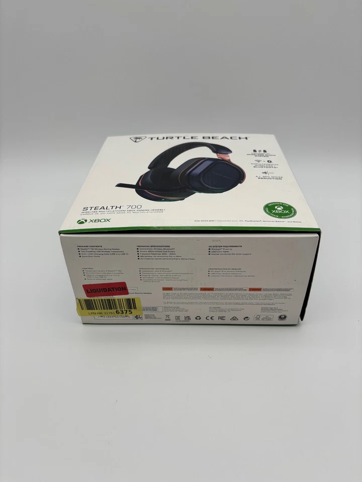 Turtle Beach Stealth 700 Gaming Headset Kobalt blau Wireless xBox PC - Bild 4 von 4