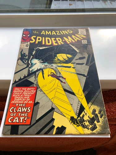 the Amazing Spider-man 30 (1965) 1st app of the Cat Burglar, cents