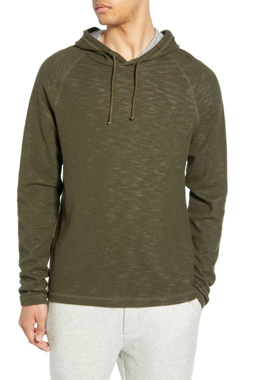 Vince Men's Lieutenant Green Double Knit Pullover Hoodie eBay