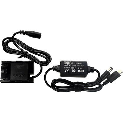 USB-C DC Converter for Canon EOS 60D 70D 5D Mark II/III 5DS 6D 7D 7D Mark II