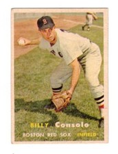 1957 Topps Billy Consolo Boston Red Sox #399