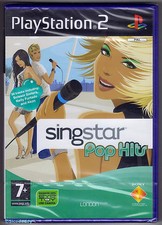 Image of PS2 SingStar Pop Hits (2007), UK Pal, New & Sony Factory Sealed