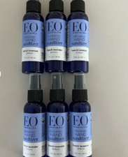 EO Organic Hand Sanitizer Spray, Travel Size, 2 oz Set of 6 , French Lavender