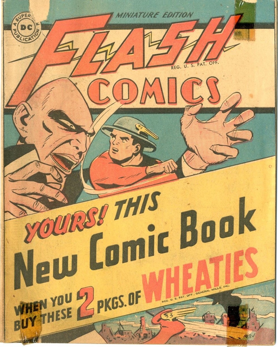 Flash Comics # 0 VG Nov. 1946 Wheaties giveaway, 6 1/2 x 8 1/4 | eBay