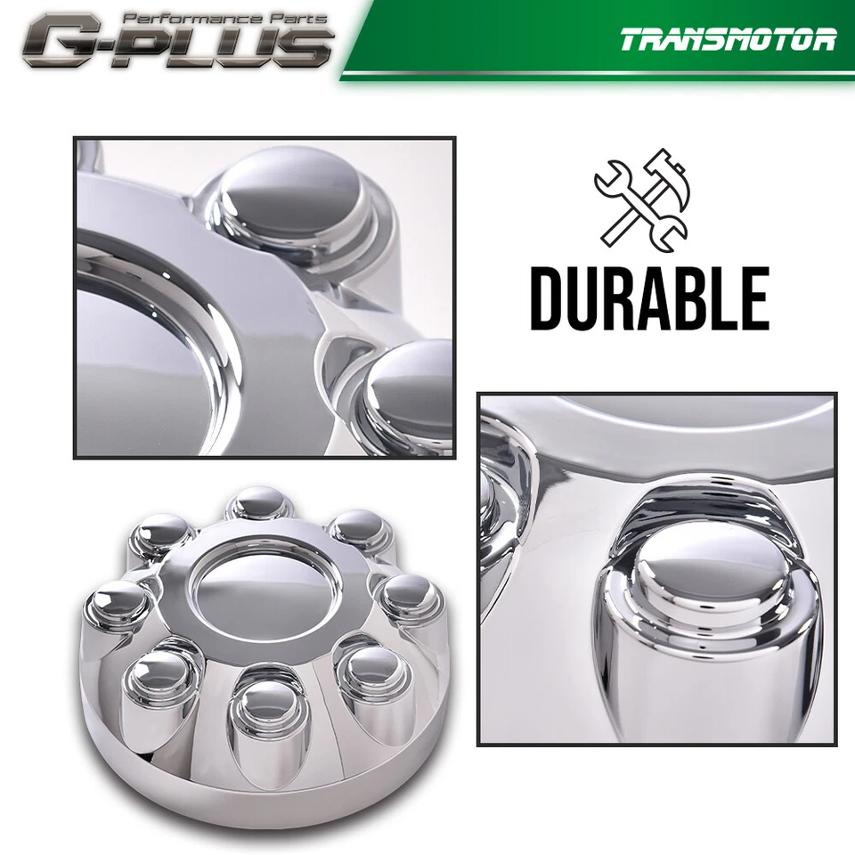4x Chrome 17" Wheel Center Hub Caps 8 Lug Covers Fit For 2003-13 Ram 2500 3500 - Image 4 of 4