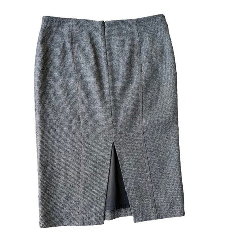 United Nations Colors Women's Gray Tweed Wool Blend Pencil Skirt Size: 40 (8) - Picture 9 of 10