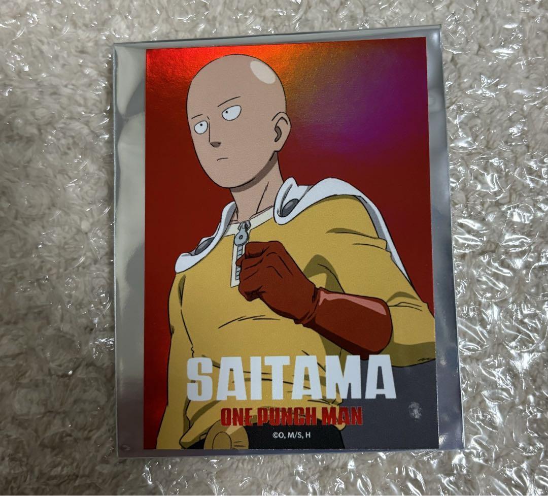 One Punch Man Jump Festa Fes Hologram Sticker Saitama