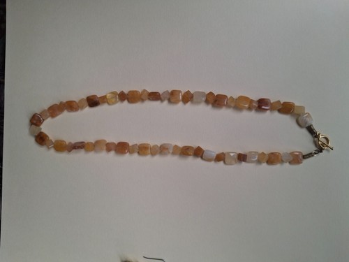 Citrine and Sunstone Necklace and Earring Set - Picture 5 of 8