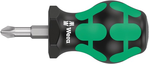 Wera Stubby Screwdrivers Short Slotted, Phillips, Torx, Pozi, SQ - Choose size - Picture 11 of 21