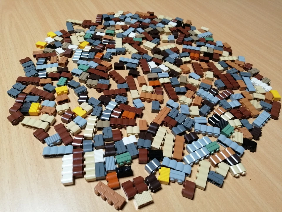 LEGO XXL Konvolut Mauersteine Palisadensteine Riffelsteine / Minecraft Creator - Bild 3 von 4