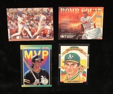 Jose Canseco Donruss 1986 Diamond King, 1993 Spirit Of The Game, 1995 Bomb Squad