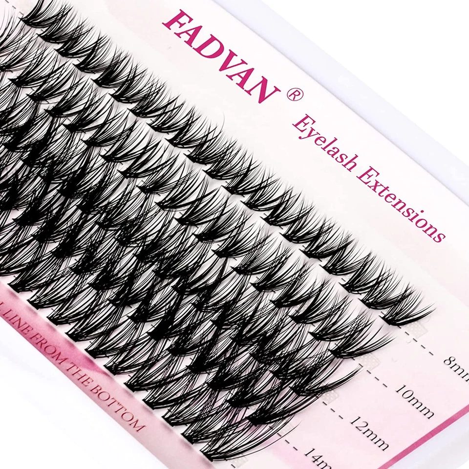 Fadvan 10D-30D 8-16mm Cluster Eyelash Extension Individual Lashes Cluster lashes