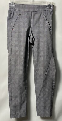 SOHO Apparel Ltd Women Petite Lightweight Casual Gray Pants Size PS Stretch