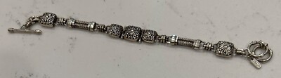 SARDA 925 STERLING SILVER LADIES TOGGLE BRACELET