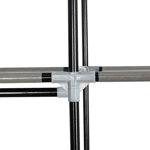 5-Layer 12-Compartment Non-woven Fabric Wardrobe Portable Closet (133x46x170cm) - Picture 12 of 15