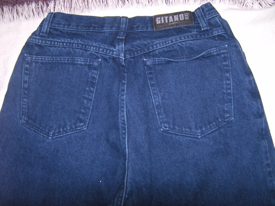 GITANO Zipper Fly BLUE JEANS LOW RISE BOOT CUT SIZE 10 STYLISH EUC - Изображение 2 из 4