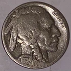 1934 Indian Head Buffalo Nickel Five 5 Cents C