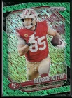 2025 Panini Prizm Football Green Shimmer George Kittle #94