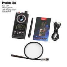 NUOVO K68 Anti-Spia Scanner Rilevatore RF Fotocamera GSM Audio Bug Finder Segnale Tracker
