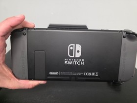 Nintendo Switch V2 HAC-001(-01) Console Gray Joy-Con with Dock & Charger Tested